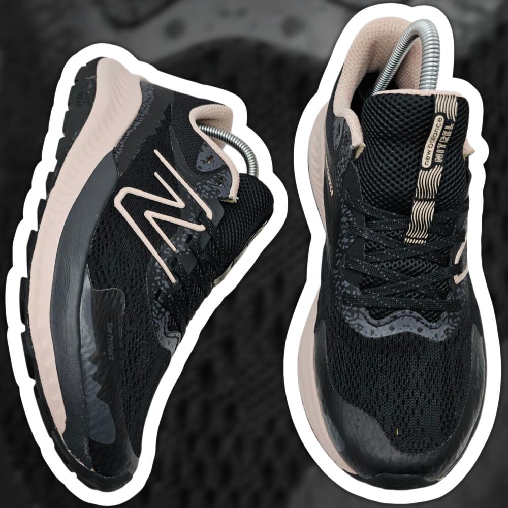 New Balance DynaSoft Nitrel v5 Black Pink Sand Womens 10 B Running Shoes
